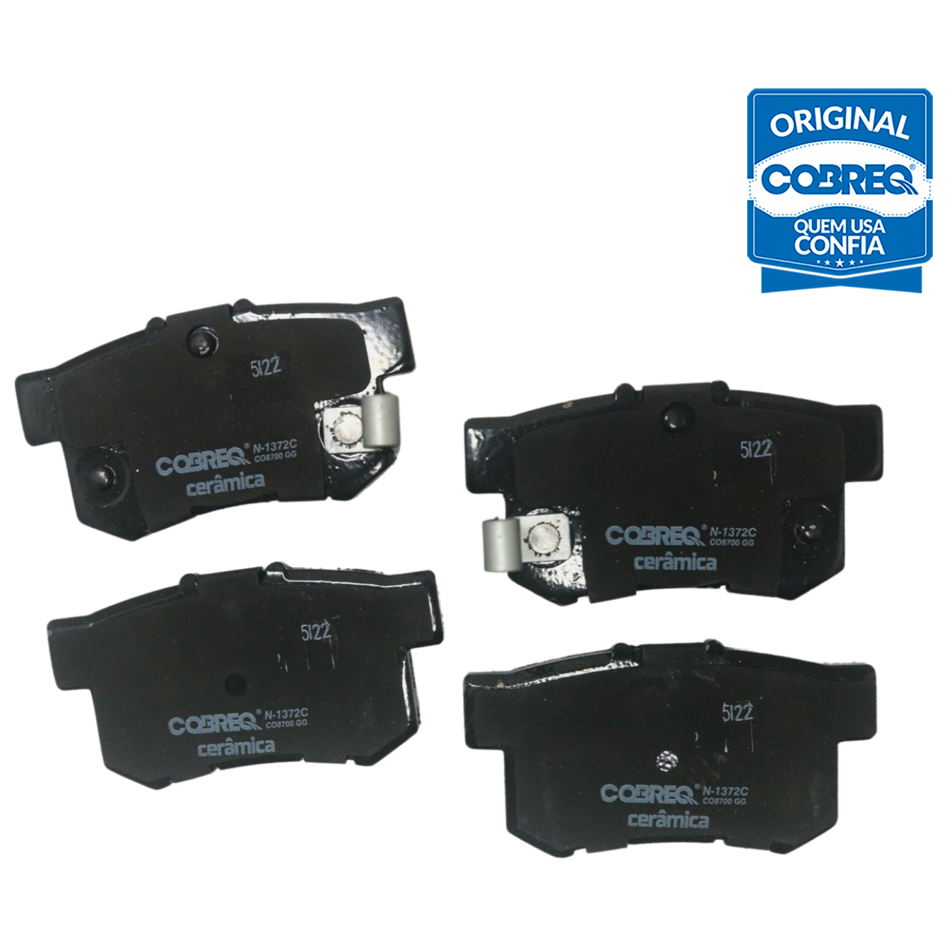 Pastilha de Freio Traseira - Cobreq - N-1372C - (2)