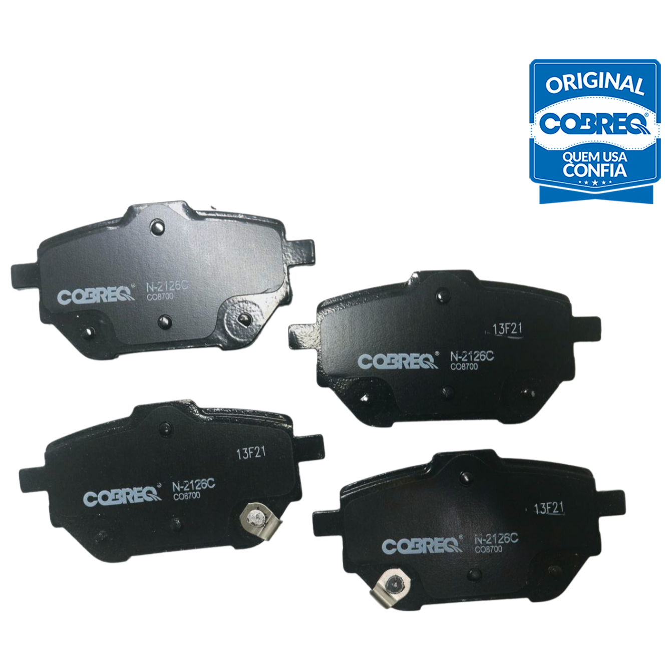Pastilha de Freio Traseira - Cobreq - N-2126C - (1)