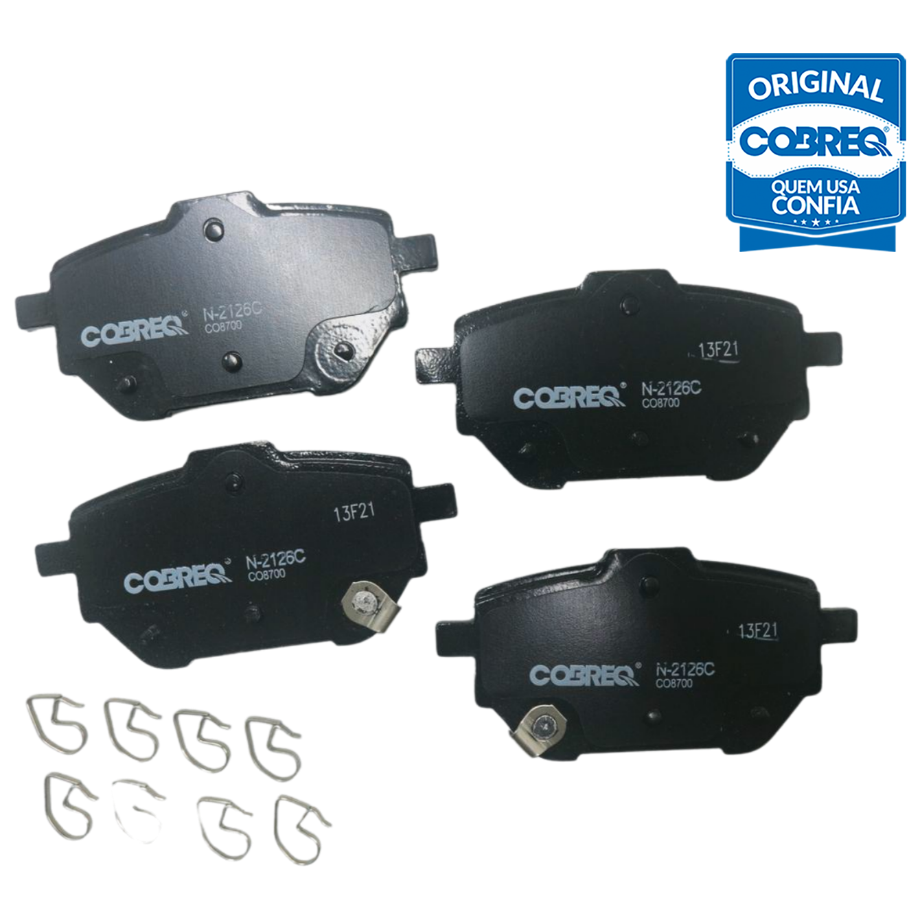 Pastilha de Freio Traseira - Cobreq - N-2126C - (4)