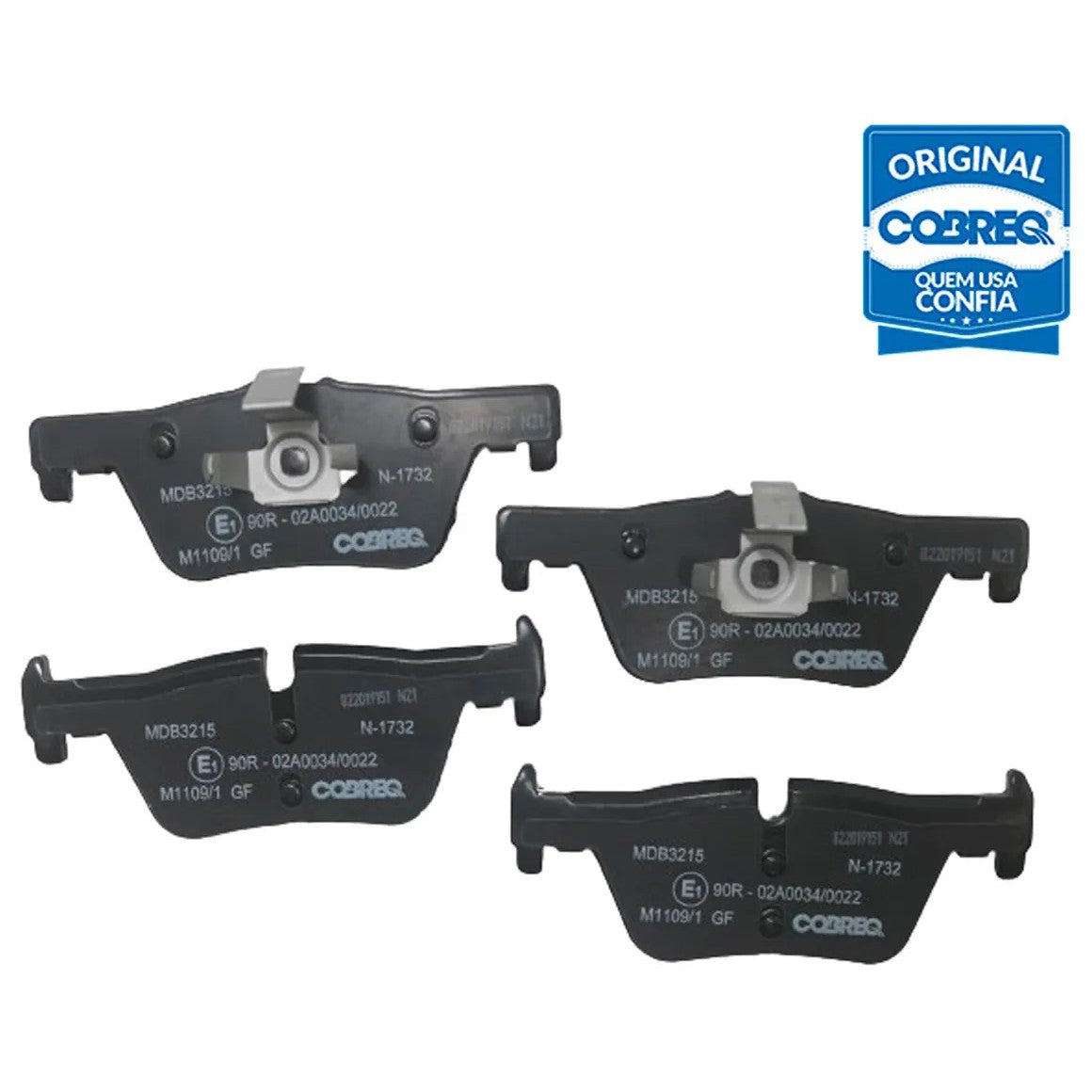 Pastilha de Freio Traseira - Cobreq - N-1732C - (2)