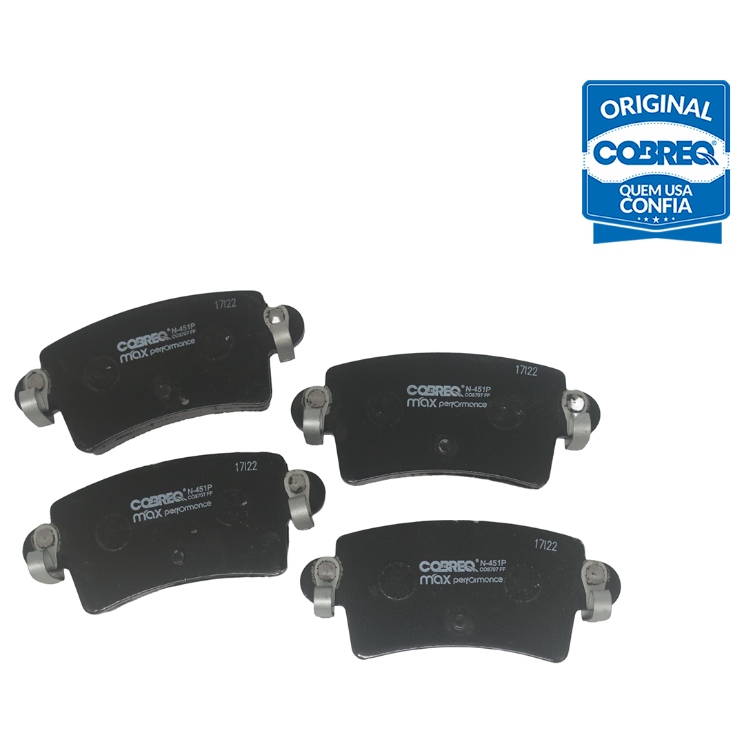 Pastilha de Freio Traseira - Cobreq - N-451P - (6)