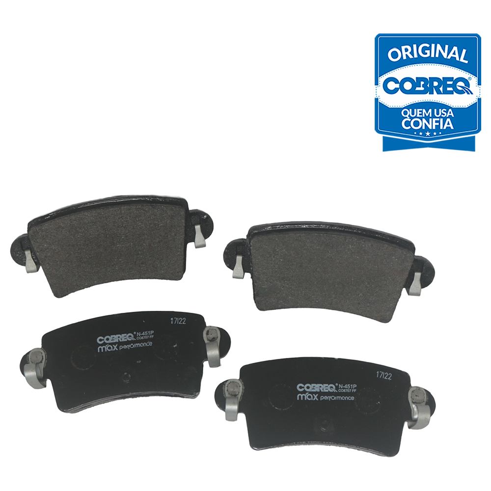Pastilha de Freio Traseira - Cobreq - N-451P - (8)