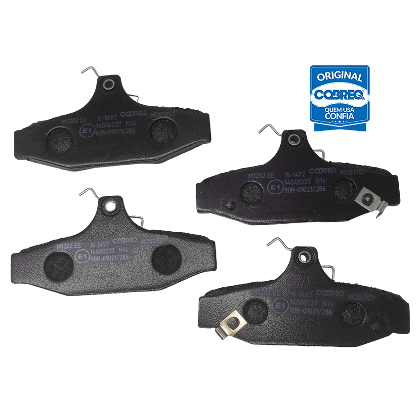 Pastilha de Freio Traseira para Ssangyong Musso - Cobreq - N-1497 - (2)