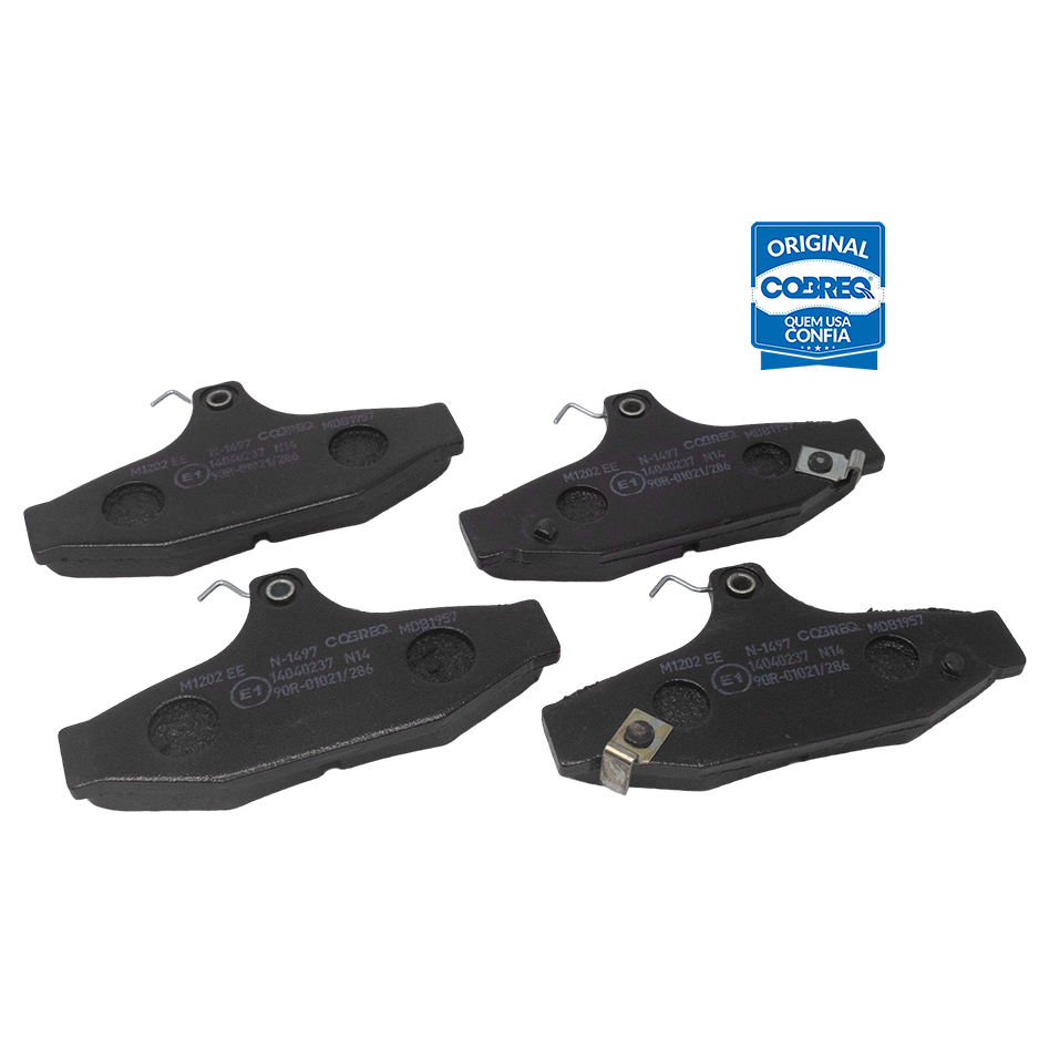 Pastilha de Freio Traseira para Ssangyong Musso - Cobreq - N-1497 - (3)