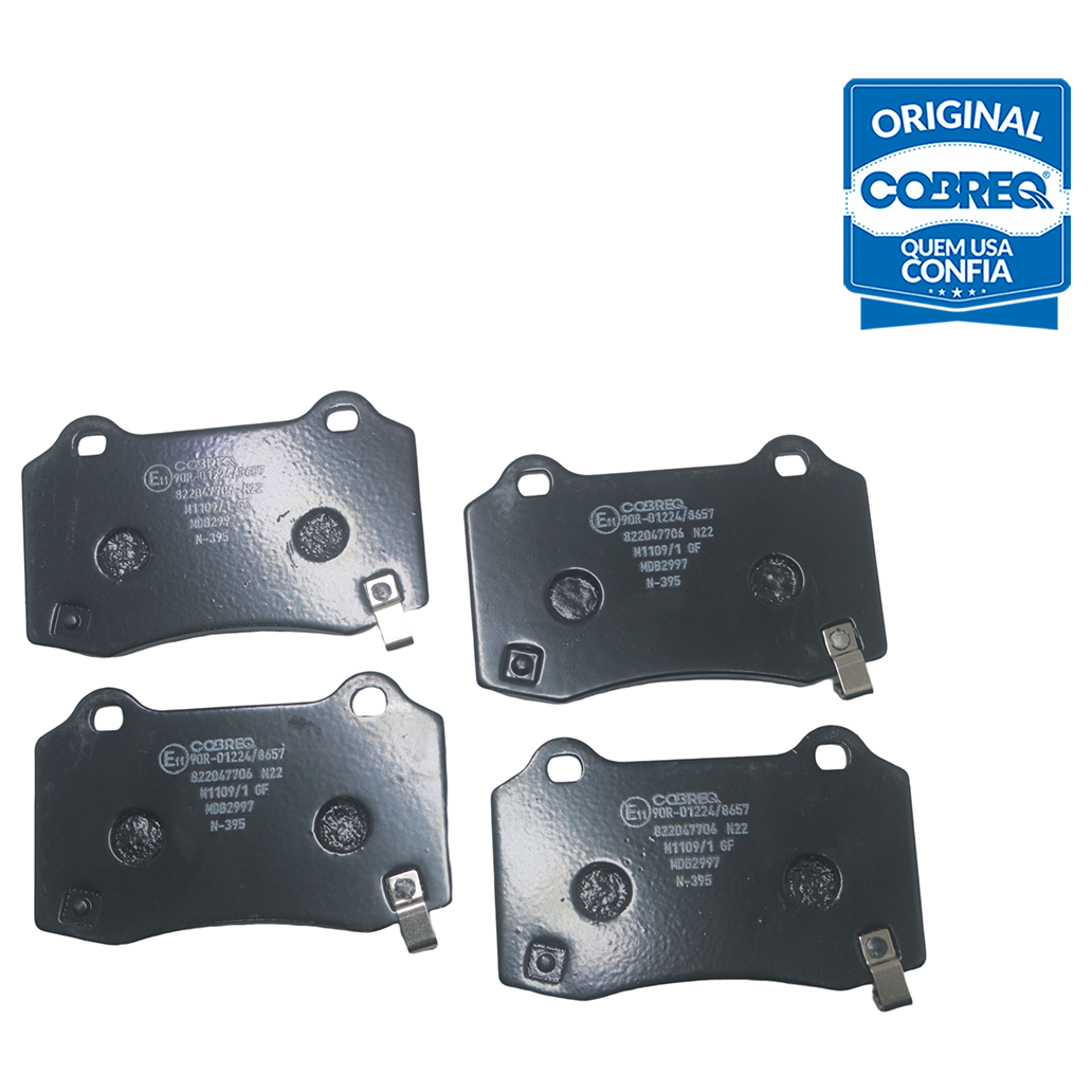 Pastilha de Freio Traseira - Cobreq - N-395 - (4)
