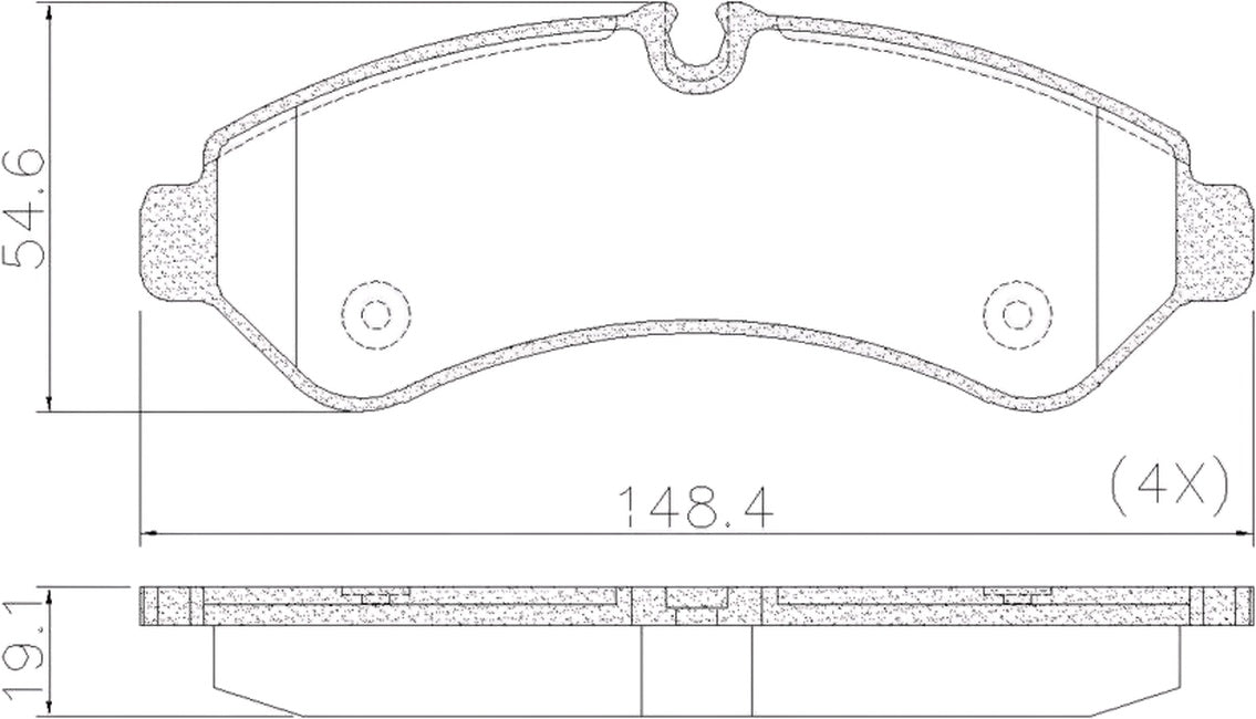 Pastilha de Freio Traseira - Fras-le - PD/2227 - (1)