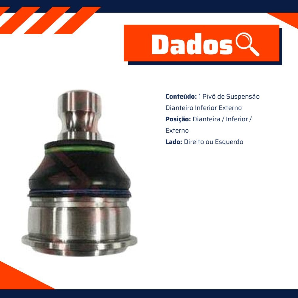 Pivô de Suspensão Dianteiro Inferior Externo - TRW - JBJ7652 - (2)