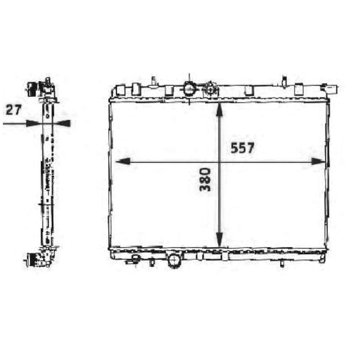 Radiador de Água - Magneti Marelli - RMM376717531 - (2)