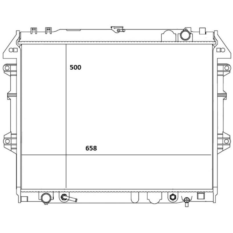Radiador de Água - Magneti Marelli - RMM1118TO - (2)