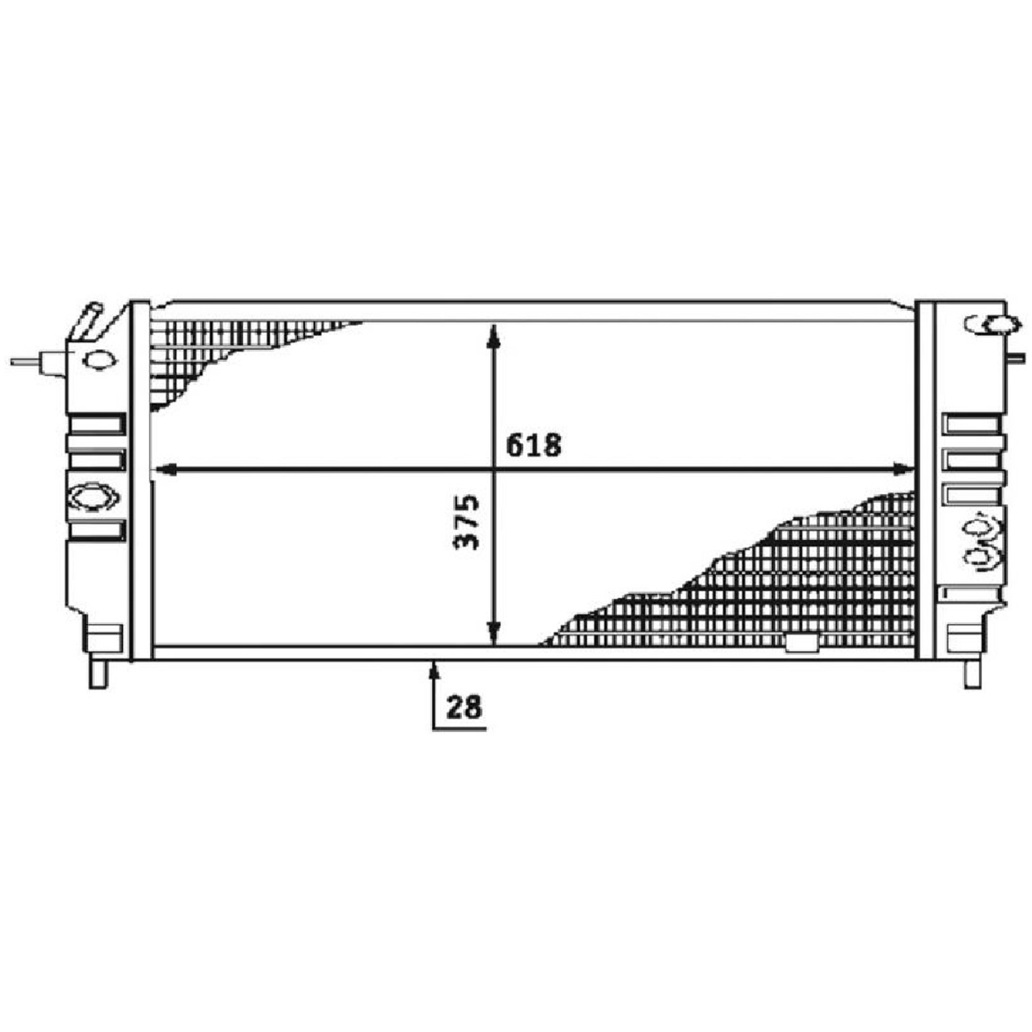 Radiador de Água - Magneti Marelli - RMM376715721 - (2)