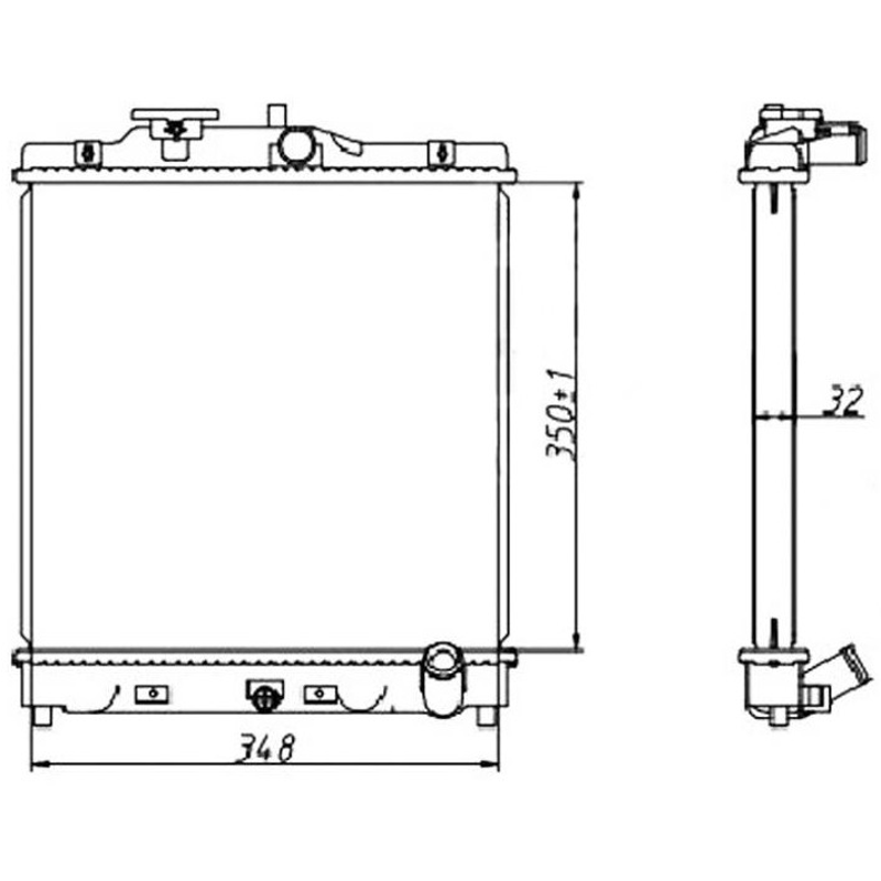 Radiador de Água - Magneti Marelli - RMM1013HHD - (2)