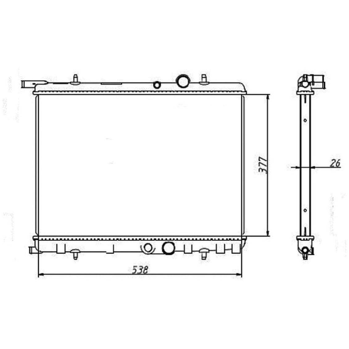 Radiador de Água - Magneti Marelli - RMM1009HPE - (2)