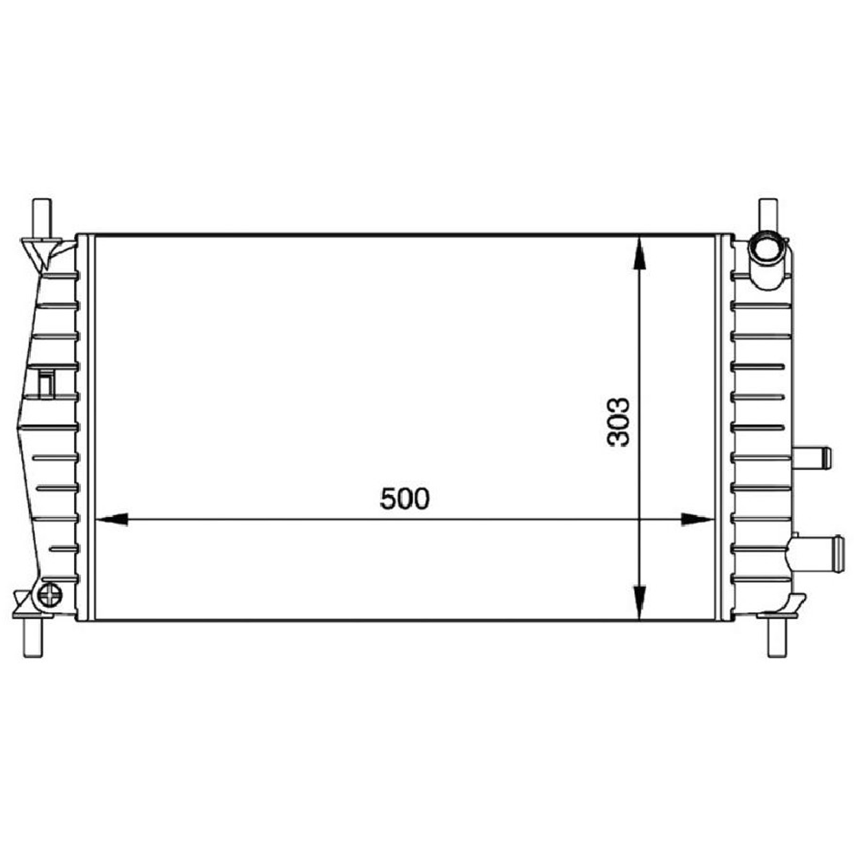 Radiador de Água - Magneti Marelli - RMM376720261 - (2)