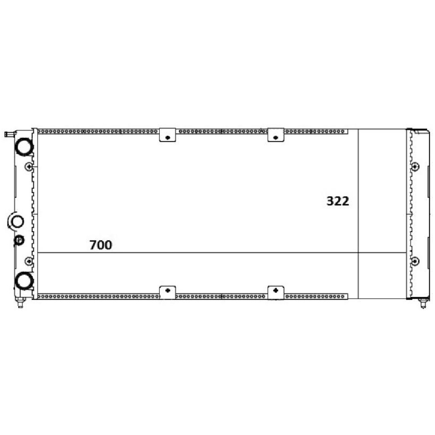 Radiador de Água - Magneti Marelli - RMM1081VW - (2)