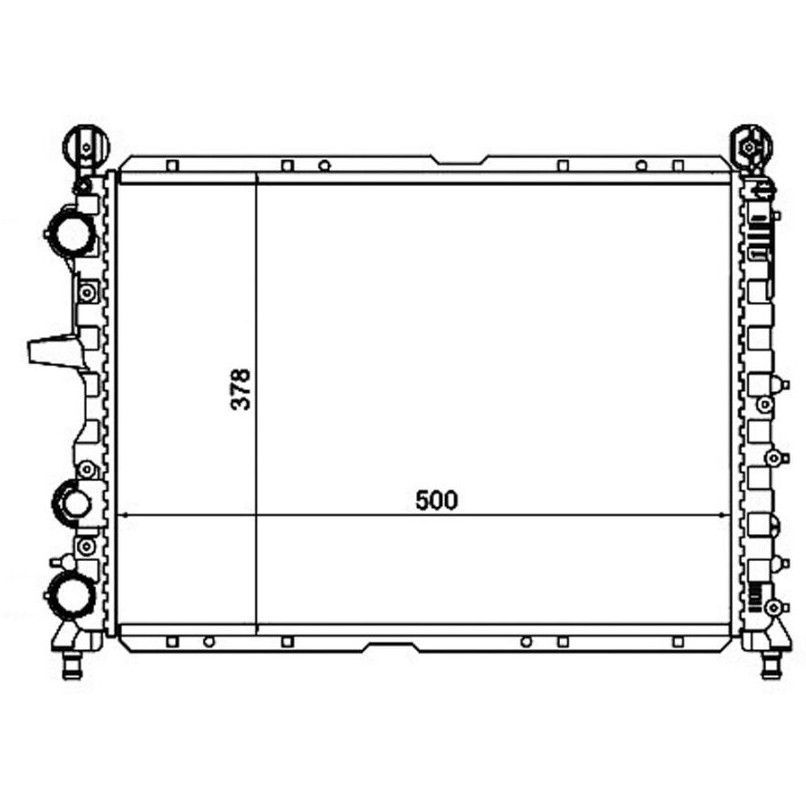 Radiador de Água - Magneti Marelli - RMM1056RFT - (2)