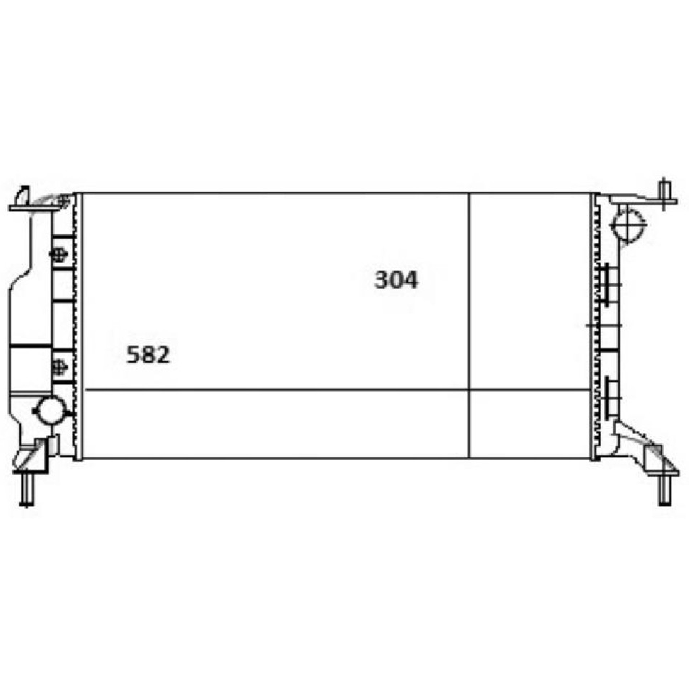 Radiador de Água Chevrolet Classic - Magneti Marelli - RMM1087GM - (2)