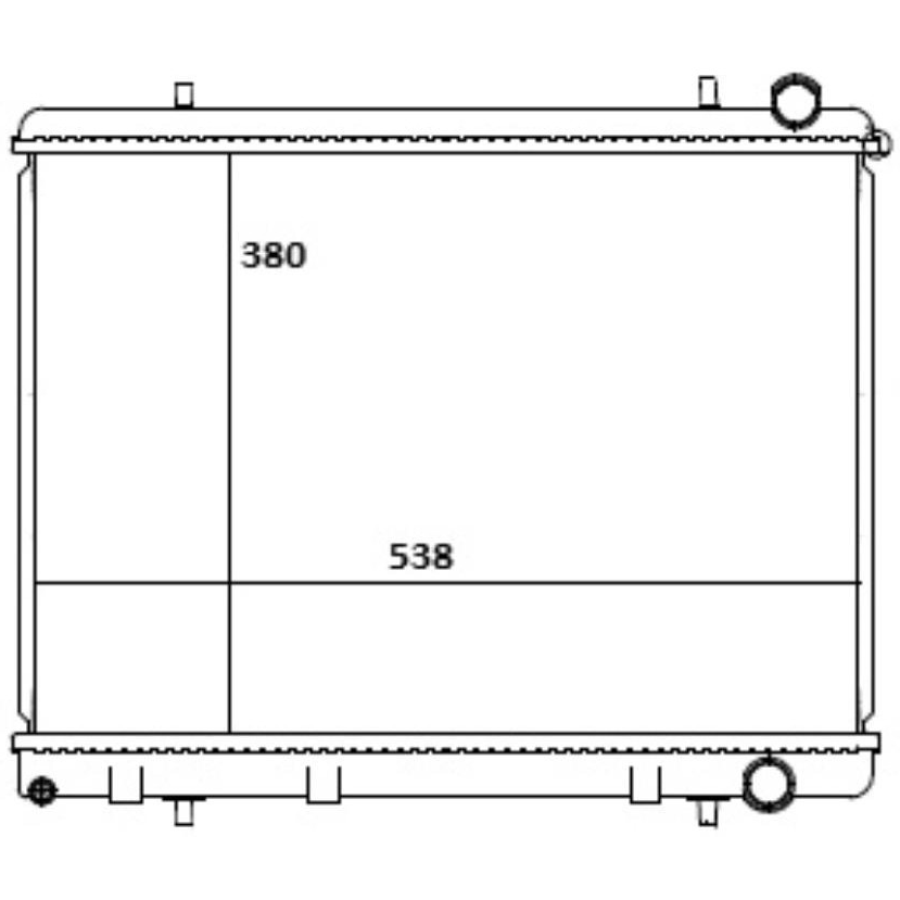 Radiador de Água - Magneti Marelli - RMM1115CI - (2)