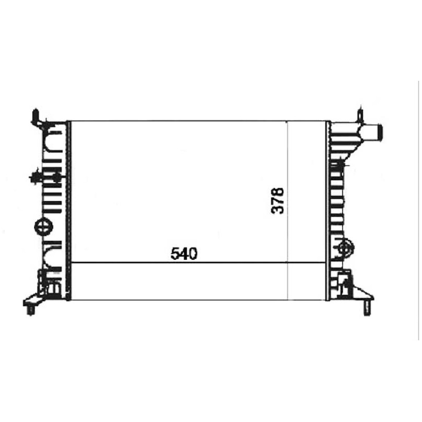 Radiador de Água - Magneti Marelli - RMM1058RGM - (2)