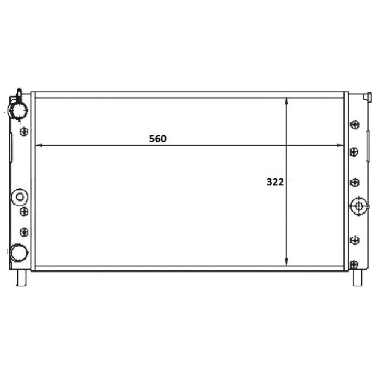 Radiador de Água - Magneti Marelli - RMM1064RFT - (2)