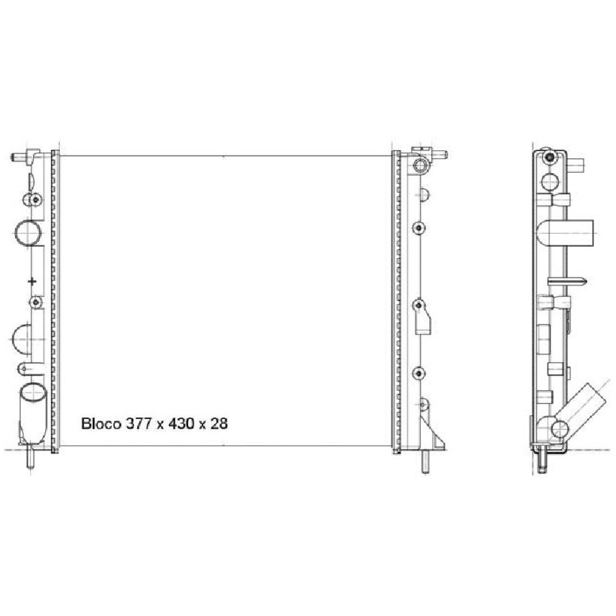 Radiador de Água - Magneti Marelli - RMM773001M - (2)