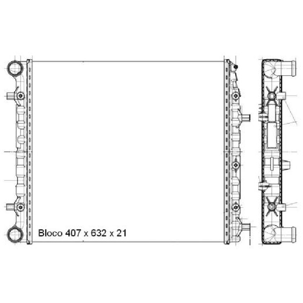 Radiador de Água - Magneti Marelli - RMM698001M - (2)