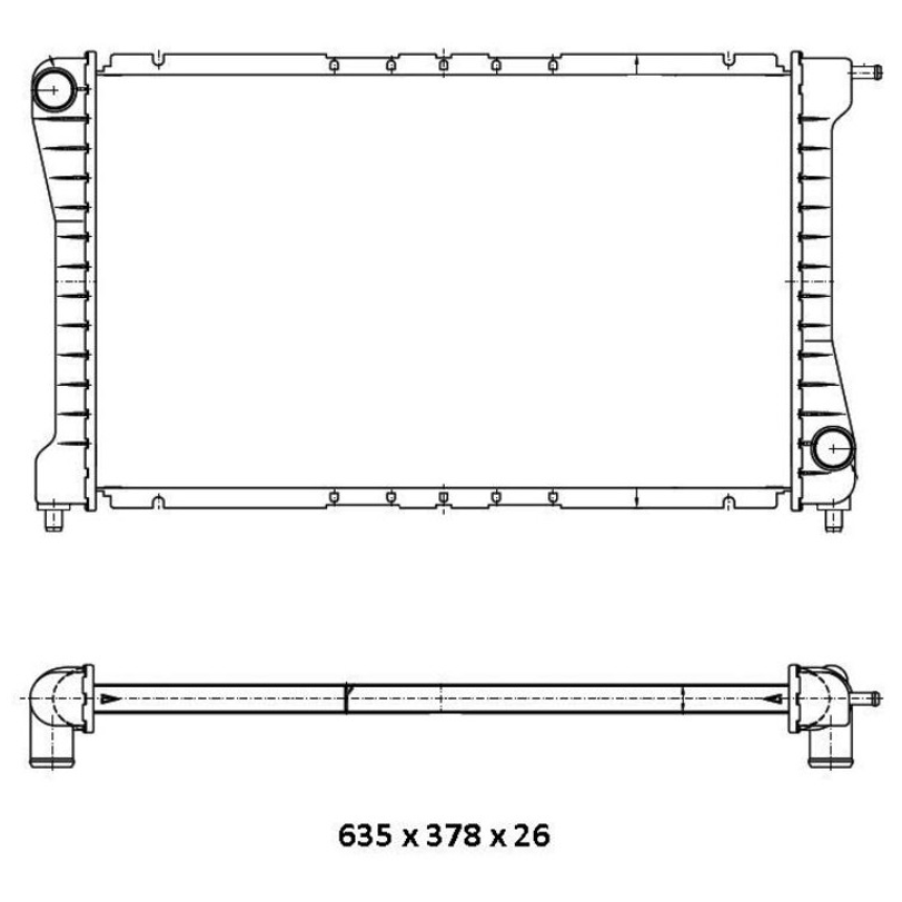 Radiador de Água - Magneti Marelli - RMM376910381 - (2)