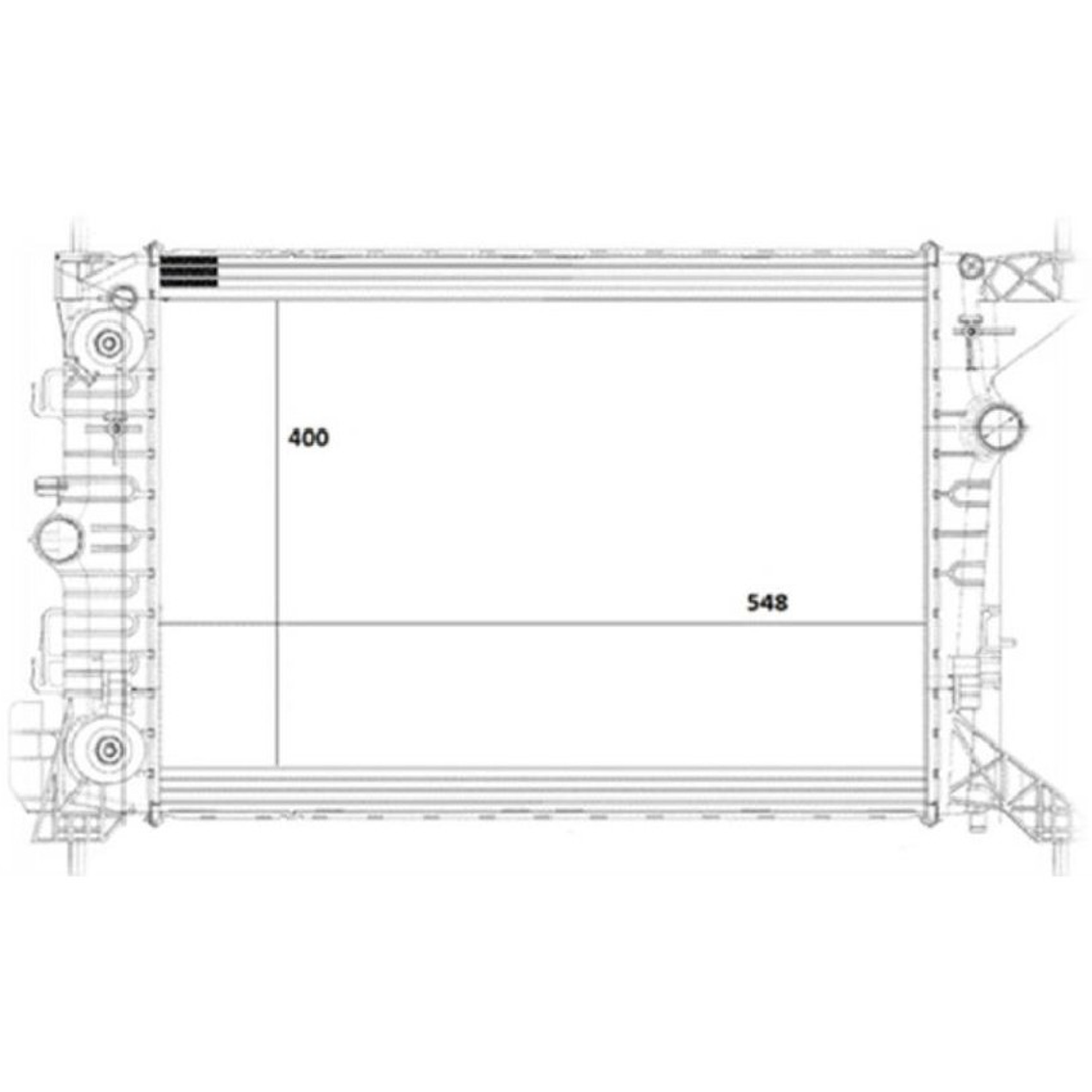 Radiador de Água - Magneti Marelli - RMM1135GM - (2)