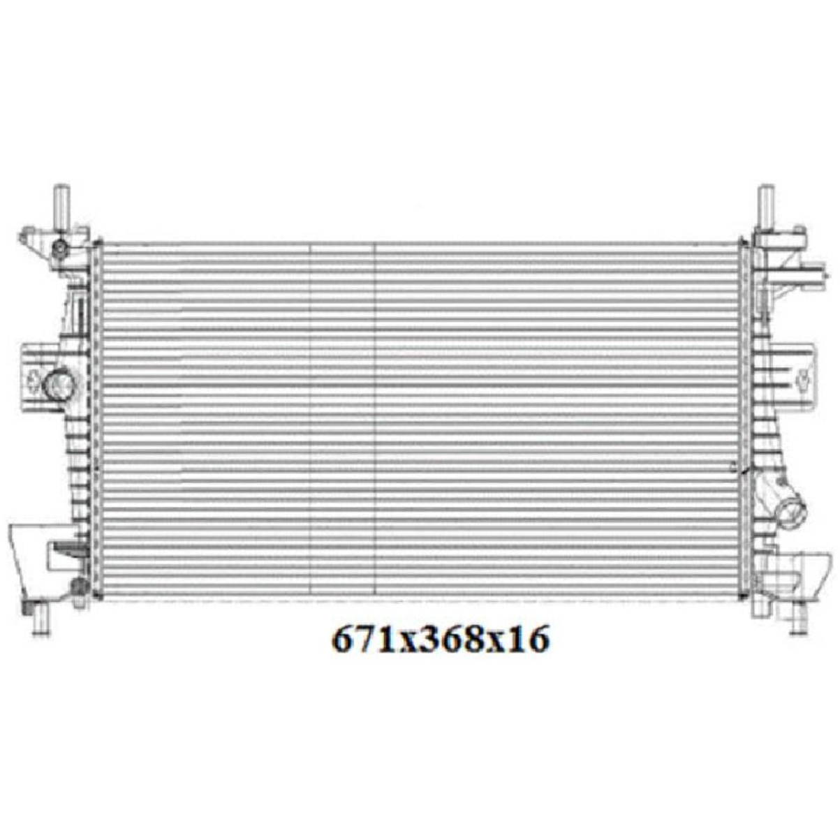 Radiador de Água - Magneti Marelli - RMM007001 - (2)
