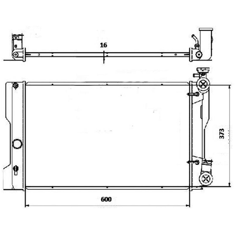 Radiador de Água - Magneti Marelli - RMM1007HTO - (2)