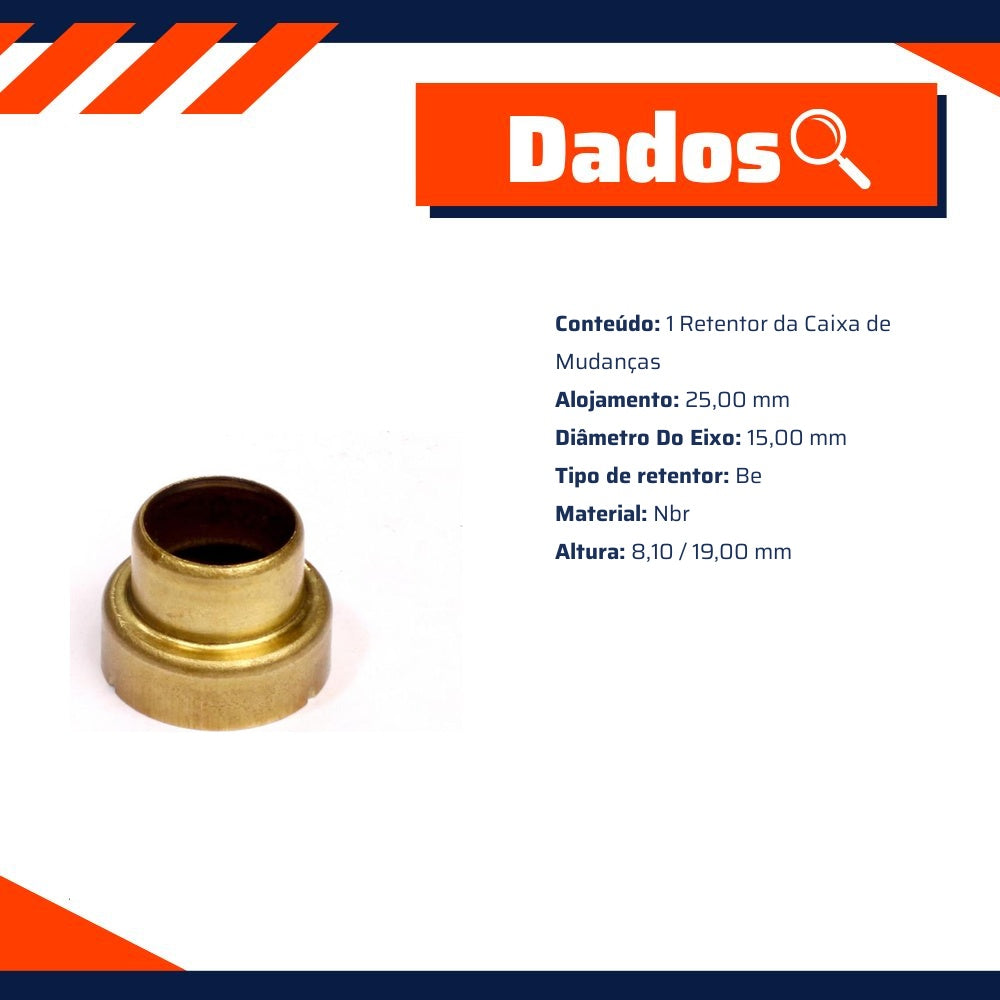 Retentor da Caixa de Mudanças - Sabó - 00344BE - (2)
