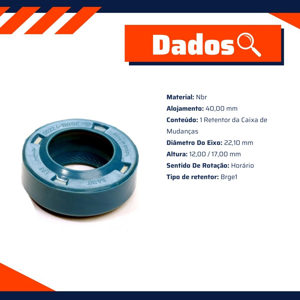 Retentor da Caixa de Mudanças - Sabó - 00224BRGE1 - (2)