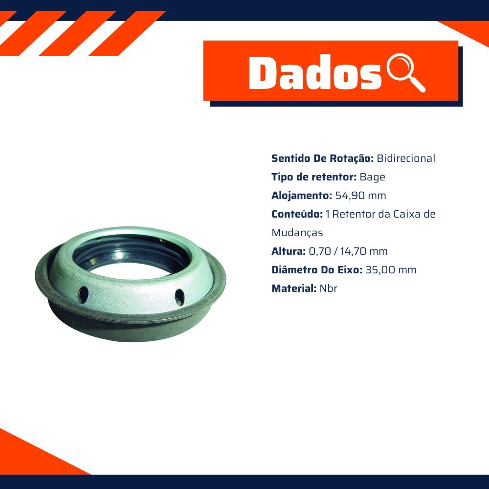 Retentor da Caixa de Mudanças - Sabó - 02374BAGE - (2)