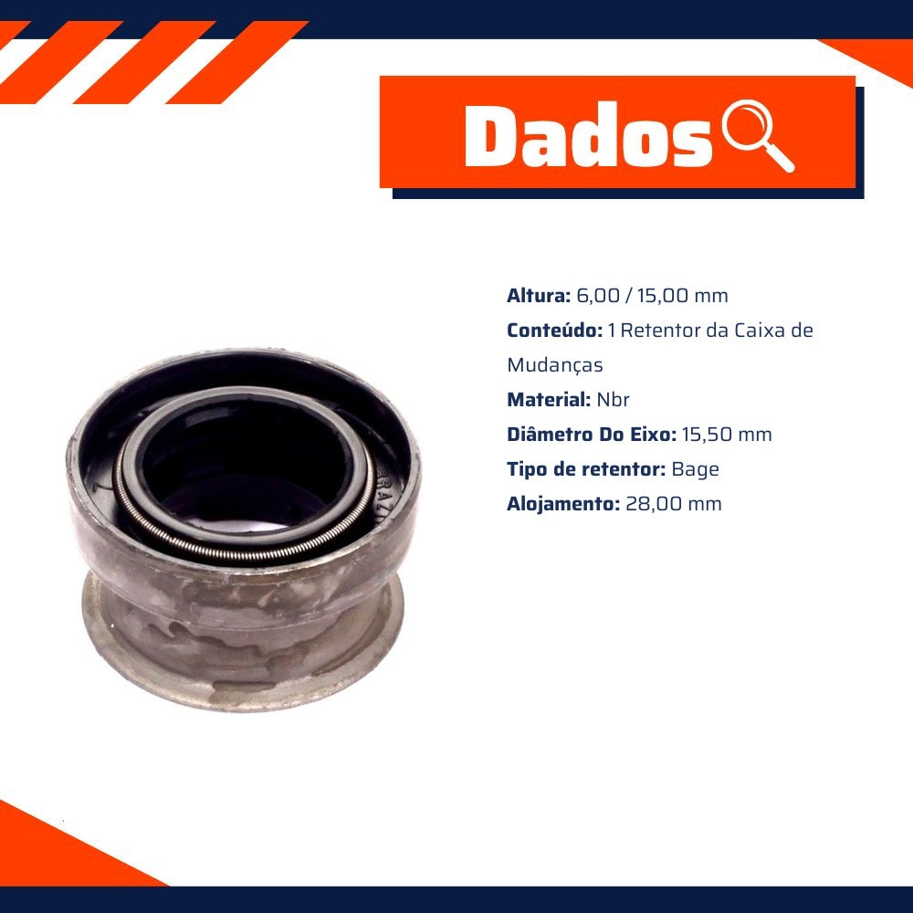 Retentor da Caixa de Mudanças - Sabó - 02420BAGE - (2)