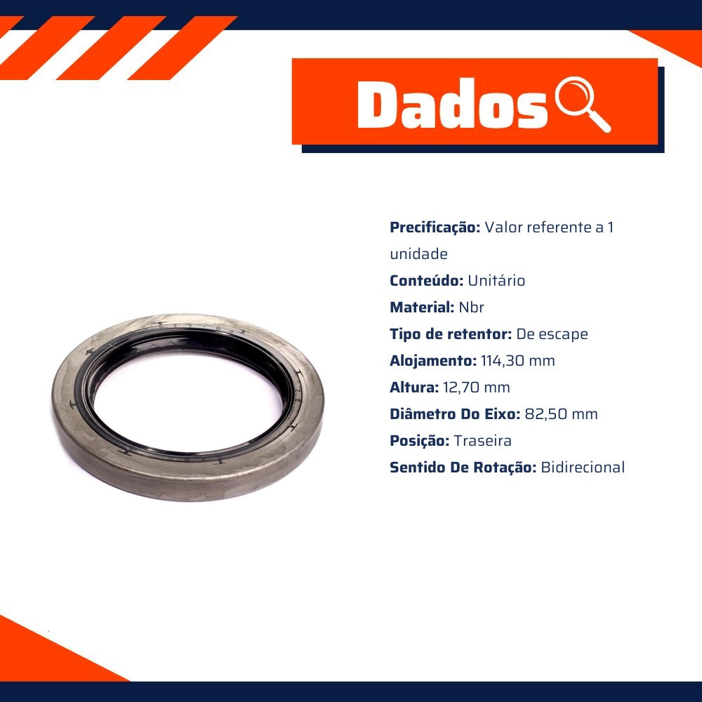 Retentor do Cubo de Roda Traseiro - Sabó - 01923BG - (2)