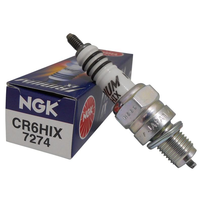 Vela De Ignição Ngk Cr6Hix - (1)
