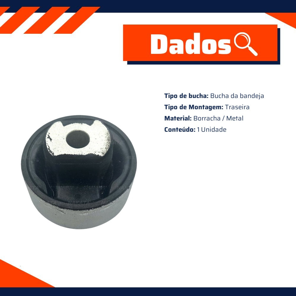 Bucha Traseira Bandeja Dianteira para Fiat Linea e Punto - Nakata - NB14037 - (7)