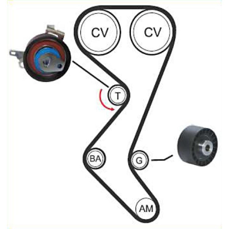 Kit Correia E Tensor - Magneti Marelli - KDMM9507 - (2)
