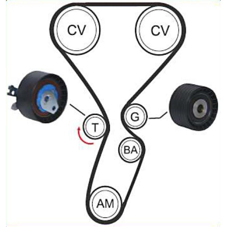 Kit Correia E Tensor - Magneti Marelli - KDMM9619 - (2)