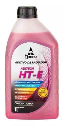 Aditivo de Radiador Concentrado Hibrido Rosa 1L - Tirreno - FLU/DS/301FU1 - (1)