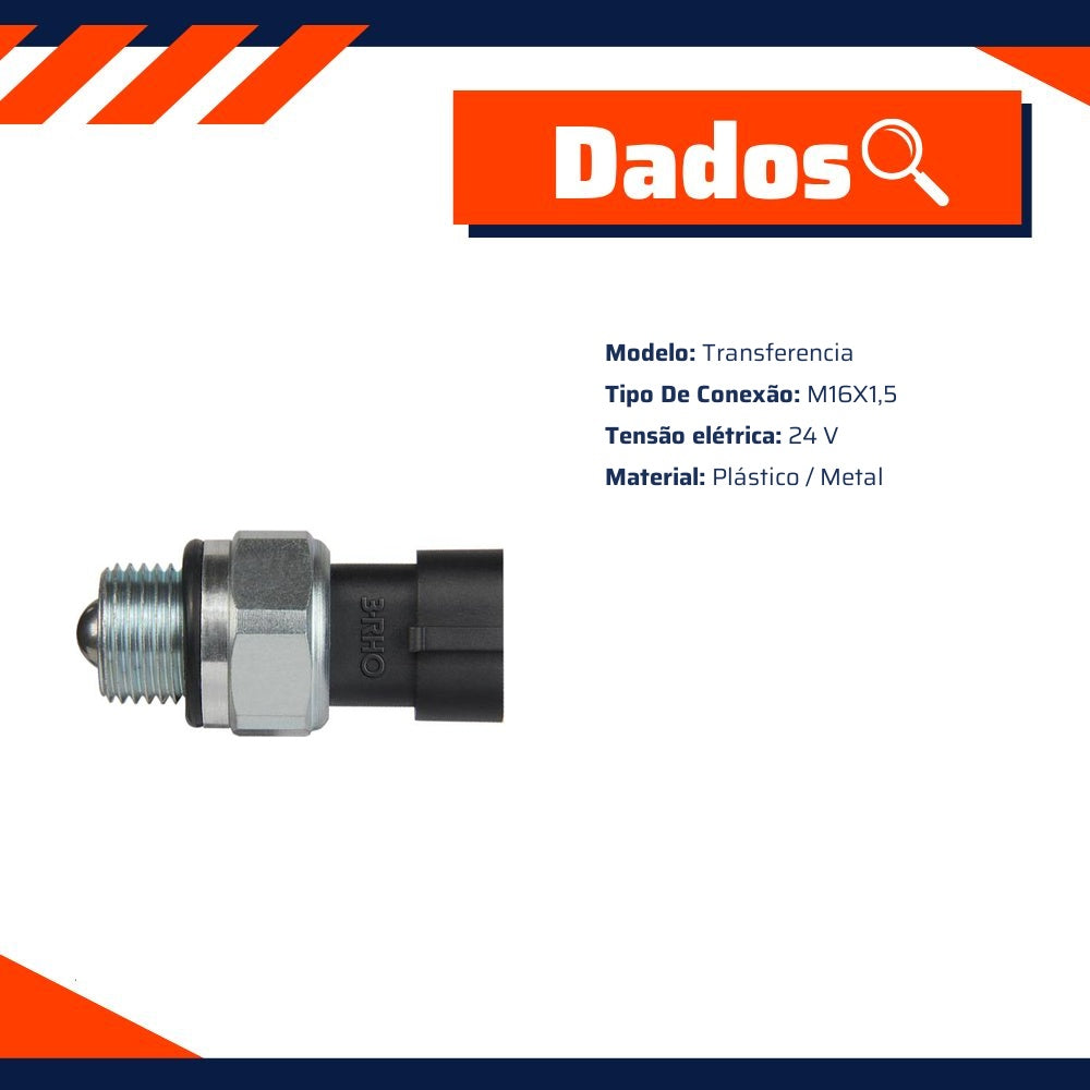 Interruptor de Transferência - M16 x 1.5 - 3-RHO - 6642 - (2)