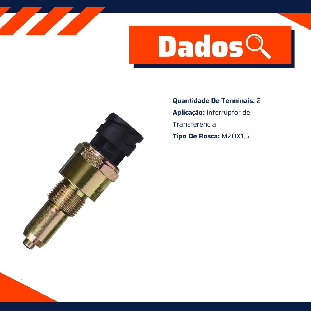 Interruptor de Transferência - M20X1,5 - 3-RHO - 6654 - (2)