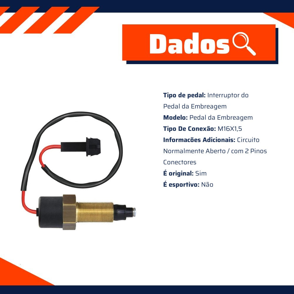Interruptor do Pedal da Embreagem - M16 x 1 - 3-RHO - 426 - (2)