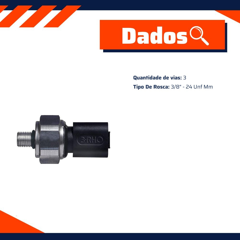 Sensor Eletrônico do Ar Condicionado - 3/8" 24 Unf Mm - 3-RHO - 8813 - (2)