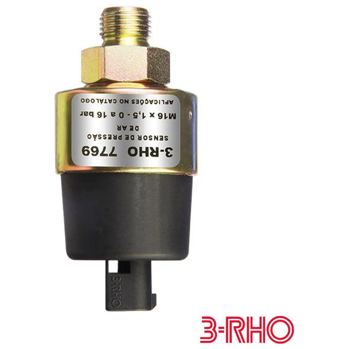 Sensor Mecânico de Pressão de Ar - 0 a 16 Bar - 3-RHO - 7769 - (6)