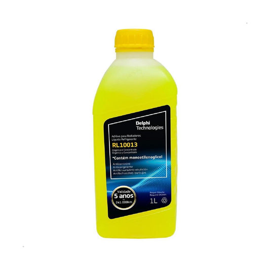 Aditivo para Radiador Concentrado Amarelo Orgânico 1 Litro - Delphi - RL10013 - (1)