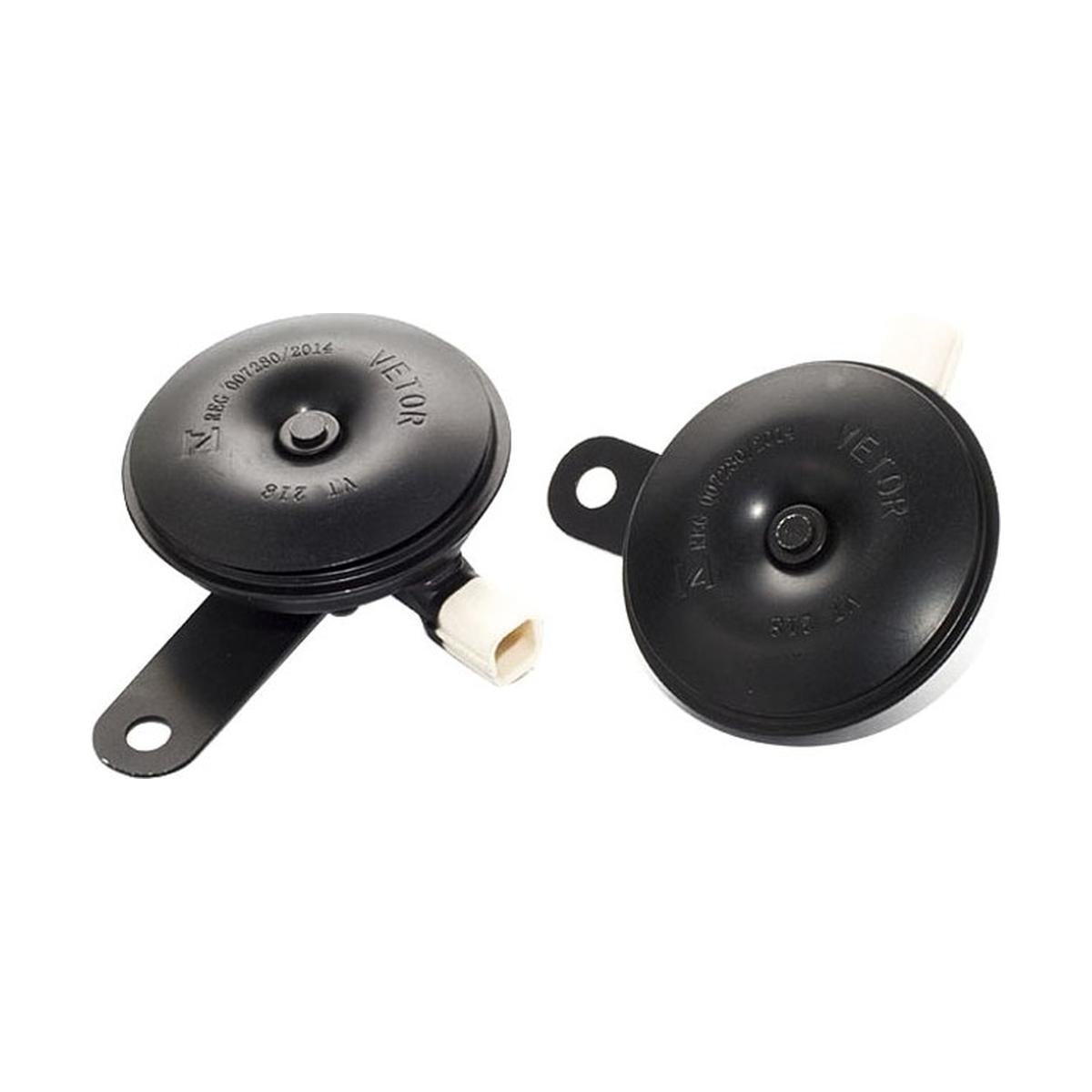 Buzina 12V 75mm com Conector - Vetor - Vt218 - (2)