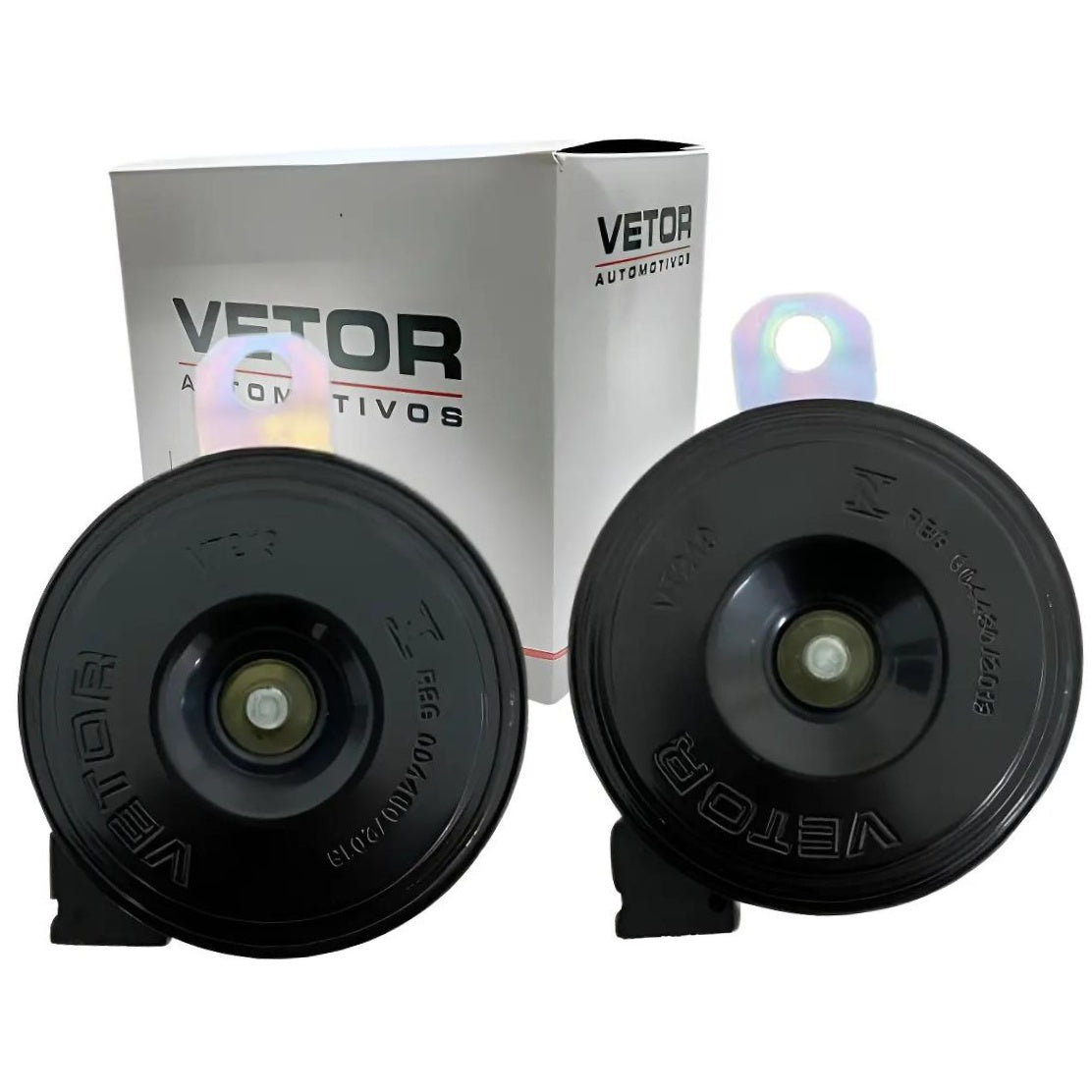 Buzina 12V 75mm com Conector para Toyota Hilux - Vetor - Vt219 - (1)