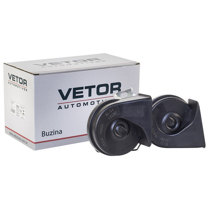 Buzina Caracol 12V - Vetor - Vt227 - (2)