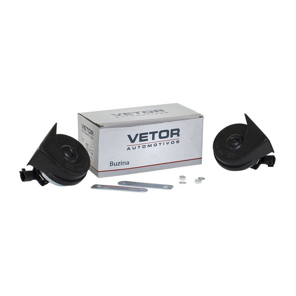 Buzina Caracol 12V - Vetor - Vt201 - (1)