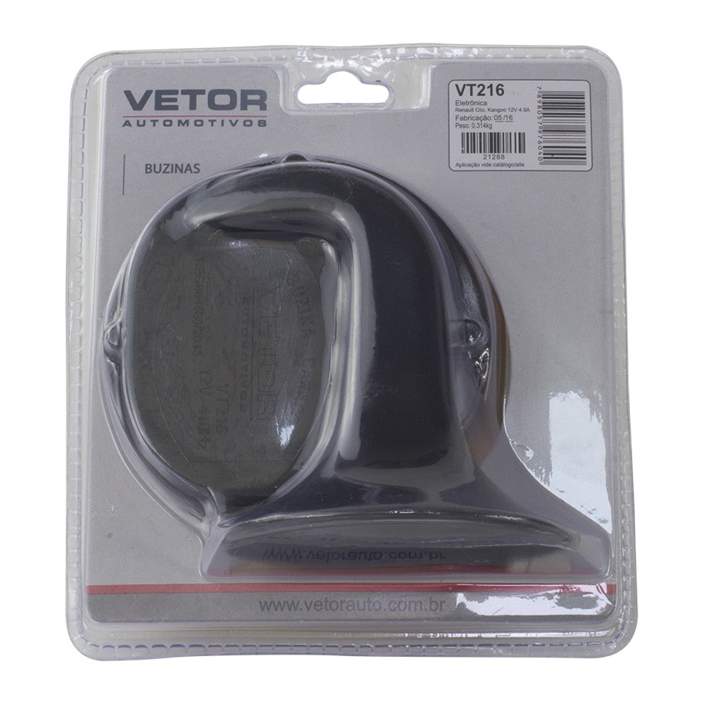 Buzina Caracol 12V - Vetor - Vt216 - (1)